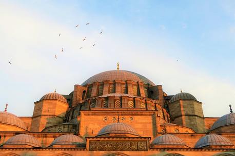 mosquée vue de l'extérieur